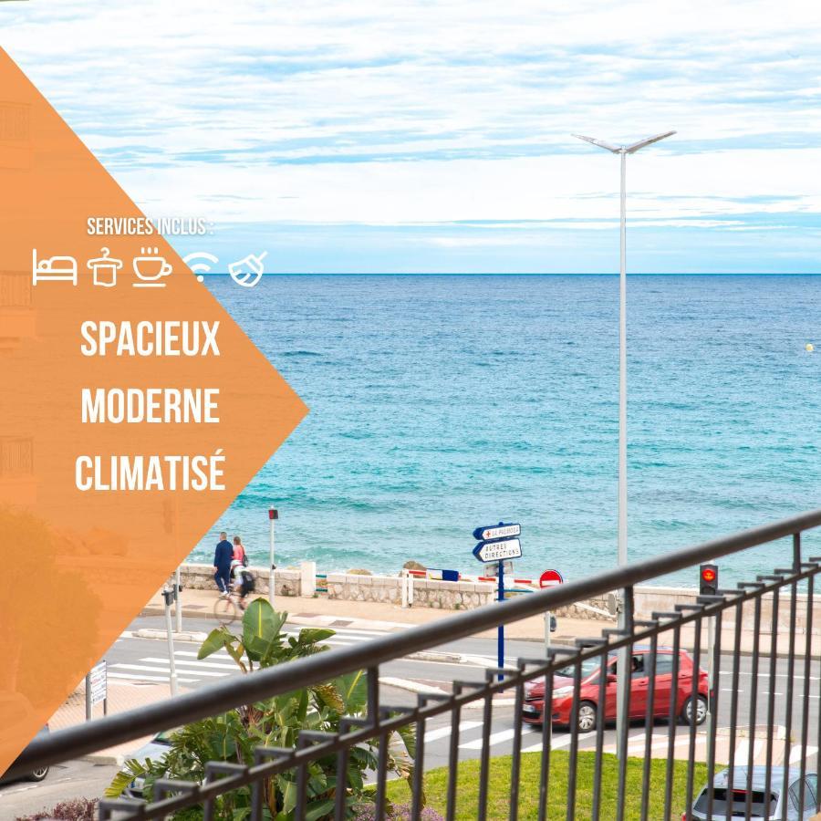 La Perle Bleue - Central - Vue Mer - Wifi Roquebrune-Cap-Martin Εξωτερικό φωτογραφία